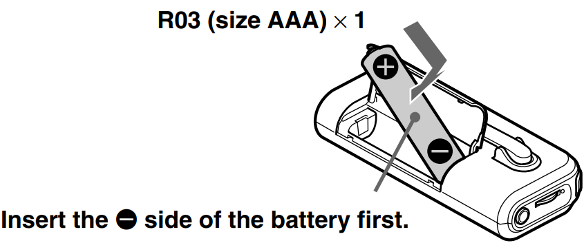 Installation de la pile