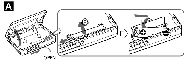 Vloženie bat&eacute;rie