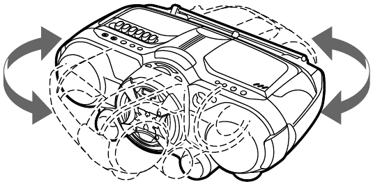Zmień położenie samego urządzenia, aby poprawić odbi&oacute;r AM.