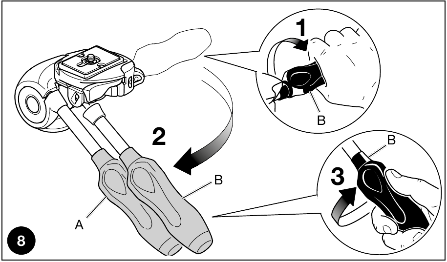 ZLAGANJE ROČAJEV ZA TRANSPORT