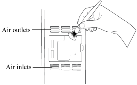 Havo sensorini tozalash - 2-qadam