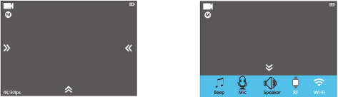 BENDRIEJI NUSTATYMAI - pyptelėjimo / mikrofono / garsiakalbio / 