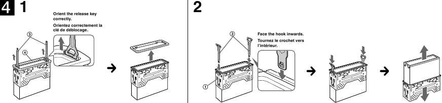Remo&ccedil;&atilde;o do colar de prote&ccedil;&atilde;o e do suporte