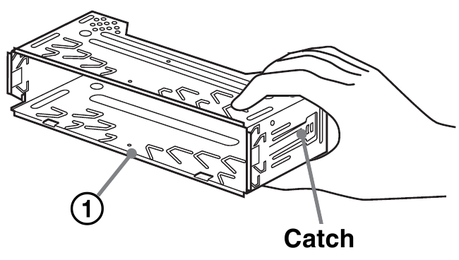 Hanteer de beugel voorzichtig