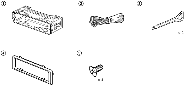 Onderdelenlijst Sony CDX-GT400