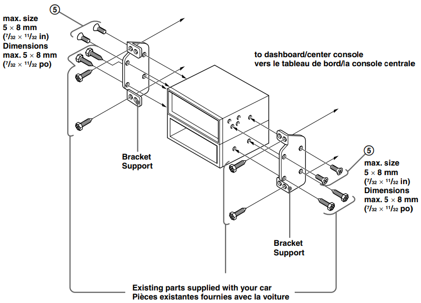 Het apparaat monteren in een Japanse auto - Nissan