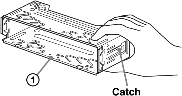 Manuseie o suporte com cuidado