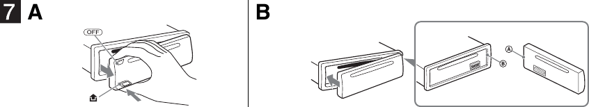 Como remover e colocar o painel frontal