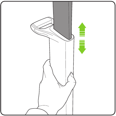 Saqlash - Yuqori tutqichni yashirish/uzaytirish