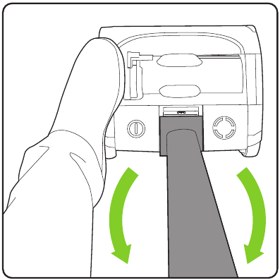 Operation - Step 1 - Pull the handle back