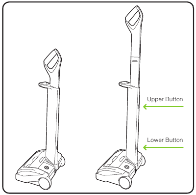 Storage - Upper handle positions