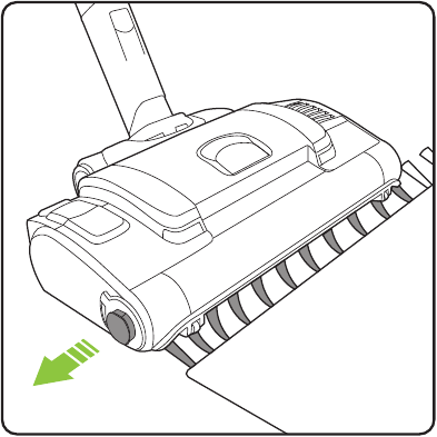 Brush-bar eject system - Step 1