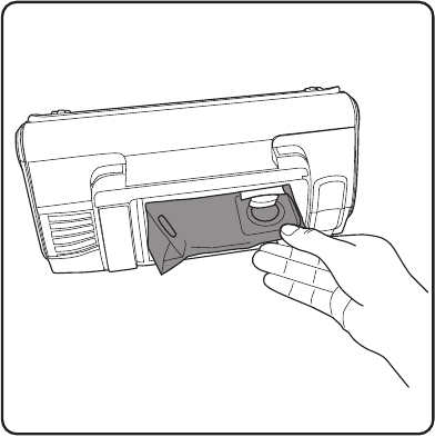 Removing the bag - Step 3