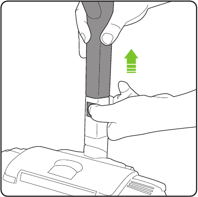 Removing the handle - Step 3