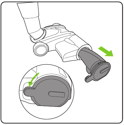 Harjatangon irrottaminen ja puhdistaminen - Vaihe 1