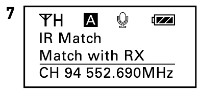 Nadajnik Body-pack - IR Match