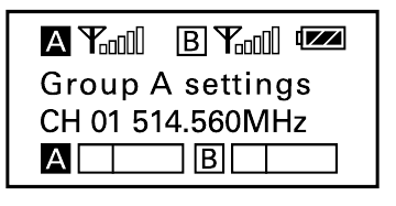 Ręczne ustawianie kanału odbiornika - Krok 1