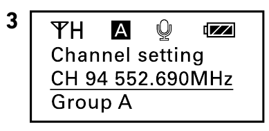 Nadajnik wtykowy - Wybierz kanał