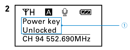 Nadajnik wtykowy - Ustaw klawisz Power (zasilanie)