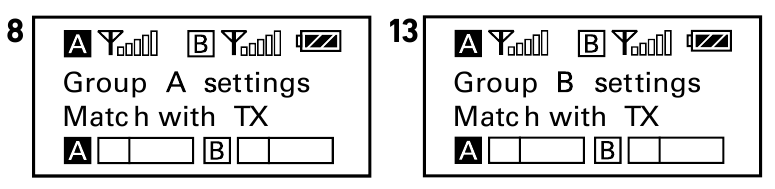 Przenośny odbiornik - Funkcja dopasowywania podczerwieni