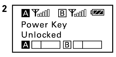 Przenośny odbiornik - Przycisk zasilania
