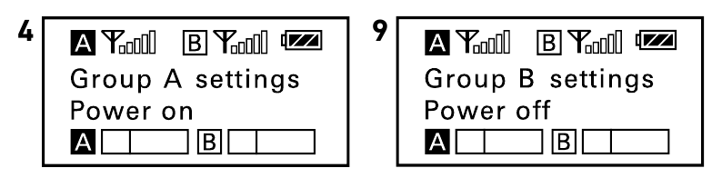 Przenośny odbiornik - Zasilanie grupy