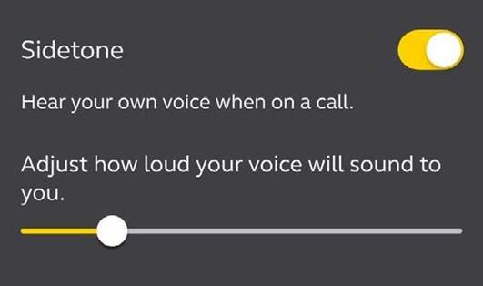 Sidetone