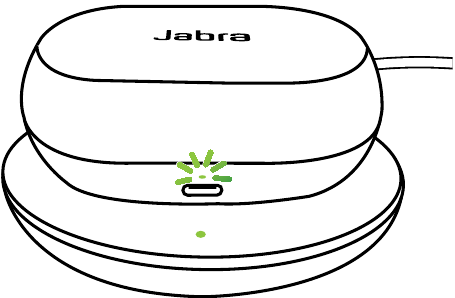 СЪСТОЯНИЕ НА КУТИЯТА ЗА ЗАРЕЖДАНЕ С БЕЗЖИЧНА ПОДЛОЖКА ЗА ЗАРЕЖДАНЕ