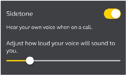 Включване/изключване на Sideton с помощта на приложението