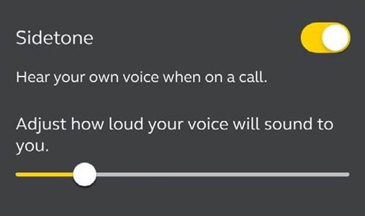 Sidetone