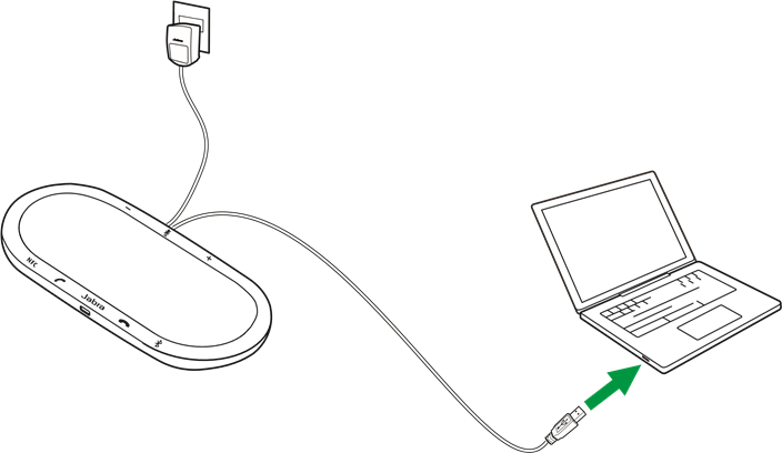 &Uuml;hendamine USB-seadmega