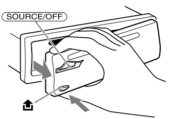 Jak odłączyć i przymocować panel przedni - Krok 1