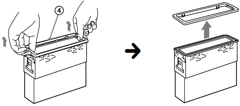 Zdejmowanie kołnierza ochronnego i uchwytu - Krok 1