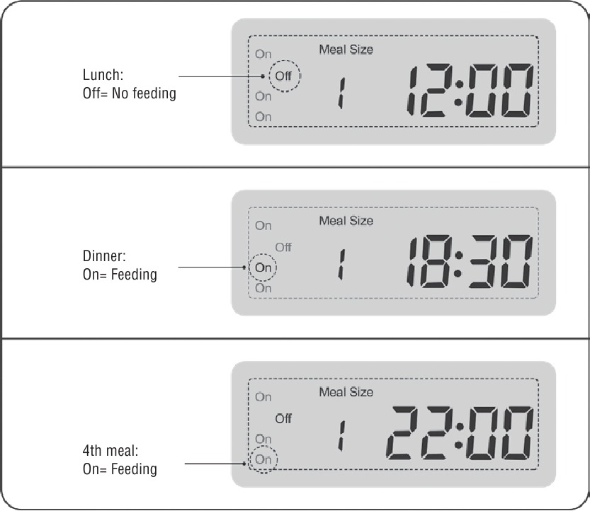 Түскі, кешкі немесе 4-ші асты орнату