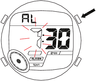 Impostazione dell'allarme - Passaggio 2