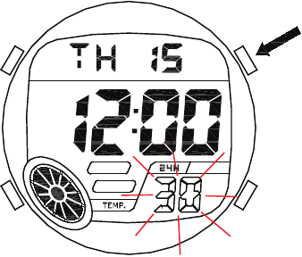 IMPOSTAZIONE DELL'ORA - Passaggio 1