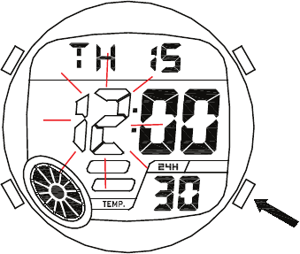 IMPOSTAZIONE DELL'ORA - Passaggio 2