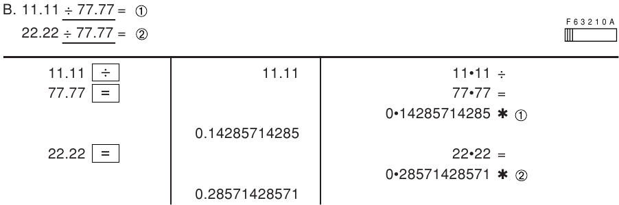 AVERAGING CALCULATIONS - Example 1