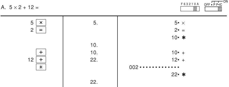 CALCULATION EXAMPLES - MIXED CALCULATIONS