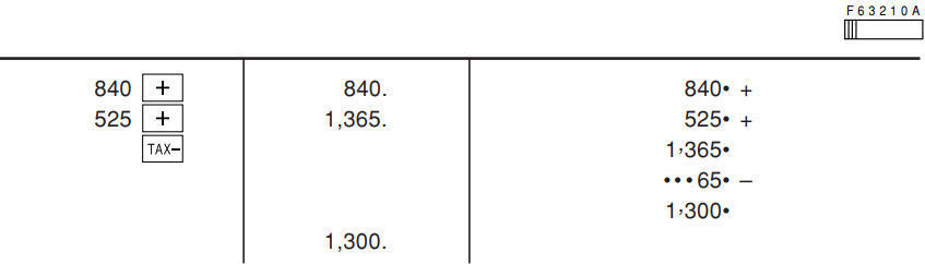 TAX RATE CALCULATIONS - Example 2