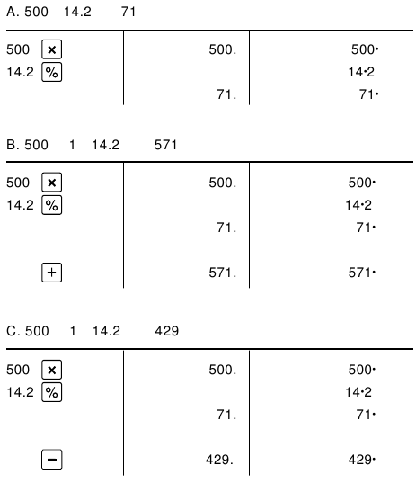 EJEMPLOS DE C&Aacute;LCULO - PORCENTAJE 