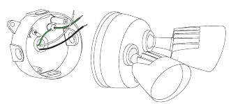 Valonheitinkameran asennus - Vaihe 1