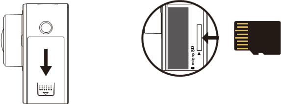 Introduceți cardul microSD