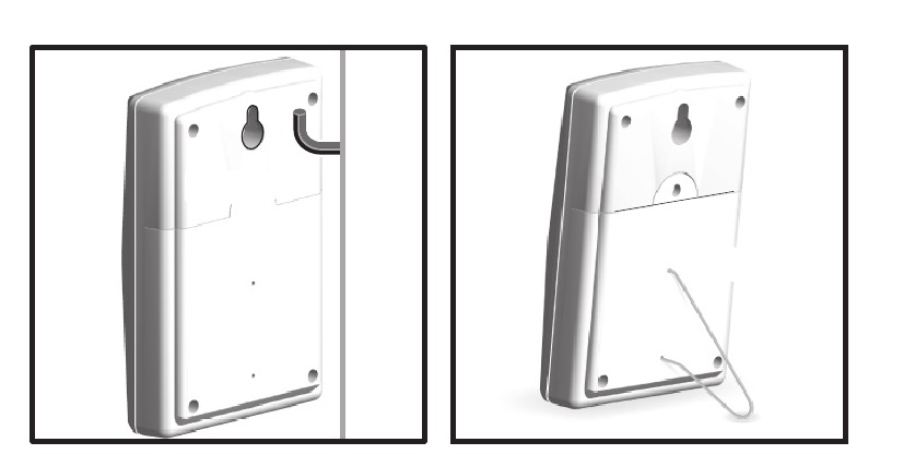 Locație corectă folosind suportul de perete sau suportul de masă