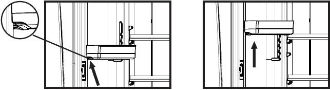 Използване на регулируемия рафт