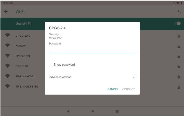 PRISIJUNGIMAS PRIE Wifi TINKLO - 2 žingsnis