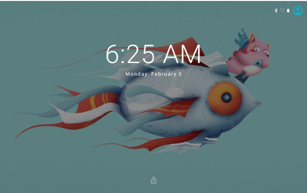 Darbo pradžia - Ekrano atrakinimas