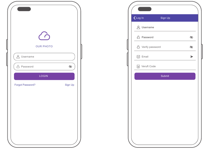 Crearea unui cont OurPhoto și conectarea