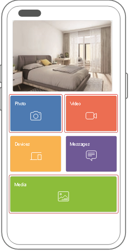 &Icirc;ncărcarea de fotografii și clipuri video prin intermediul aplicației