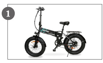 Folding the Electric Bike - Step 1